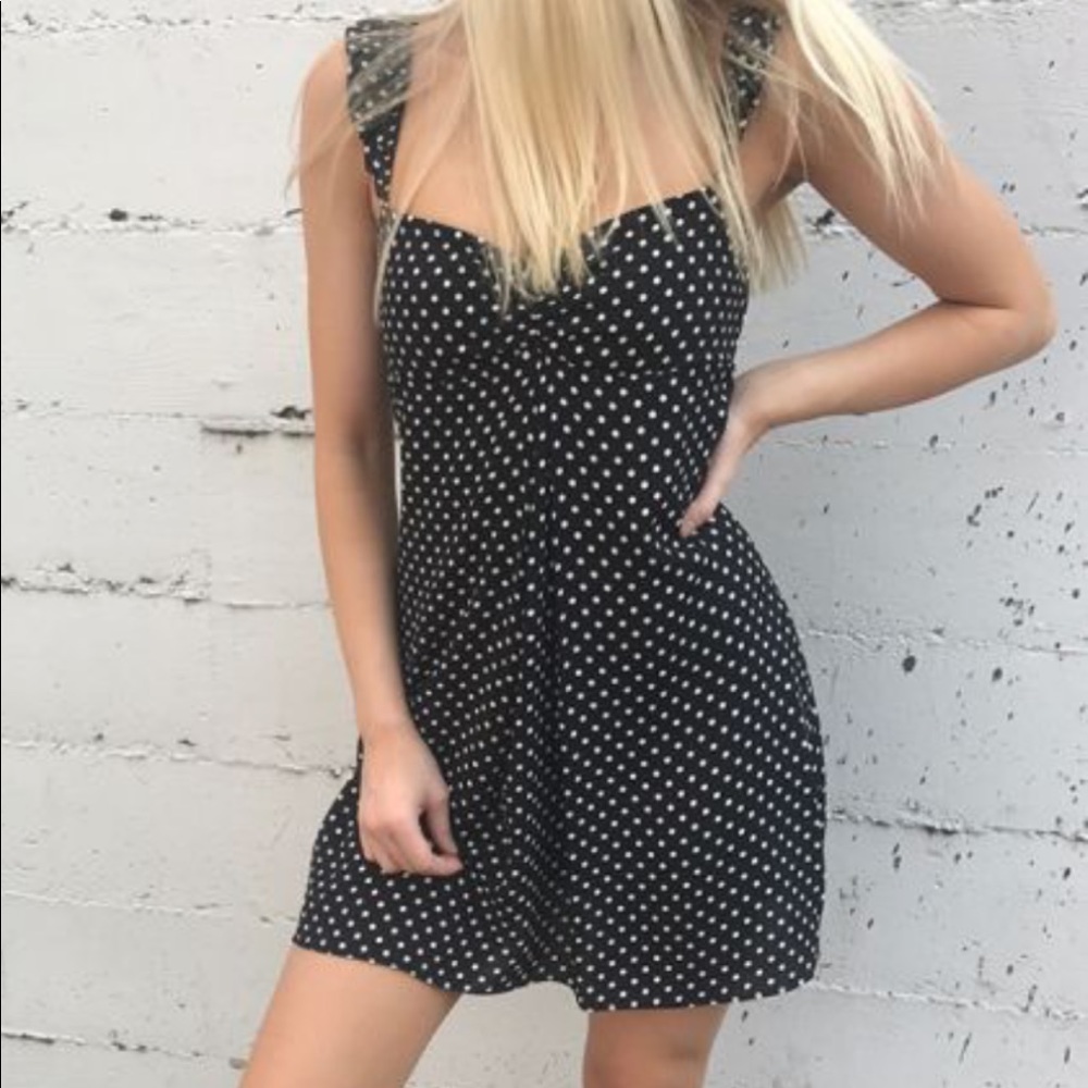 NWOT Flynn Skye carla mini polka delight dress
